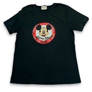 Vintage Disney Mickey Mouse Club Mouseketeer T-shirt Women’s 2XG WDW Black